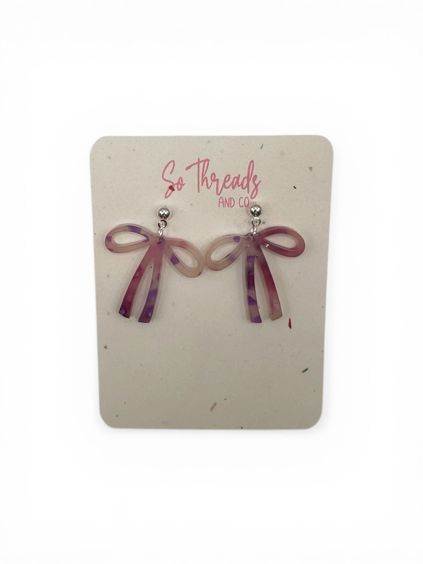 Bow Dangle Earrings