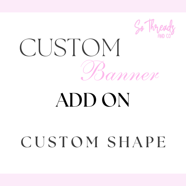 Add Custom Shape Banner