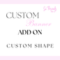 Add Custom Shape Banner