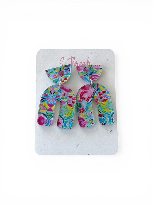Garden Party Arch Statement Earrings