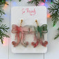 Christmas Bow Earrings
