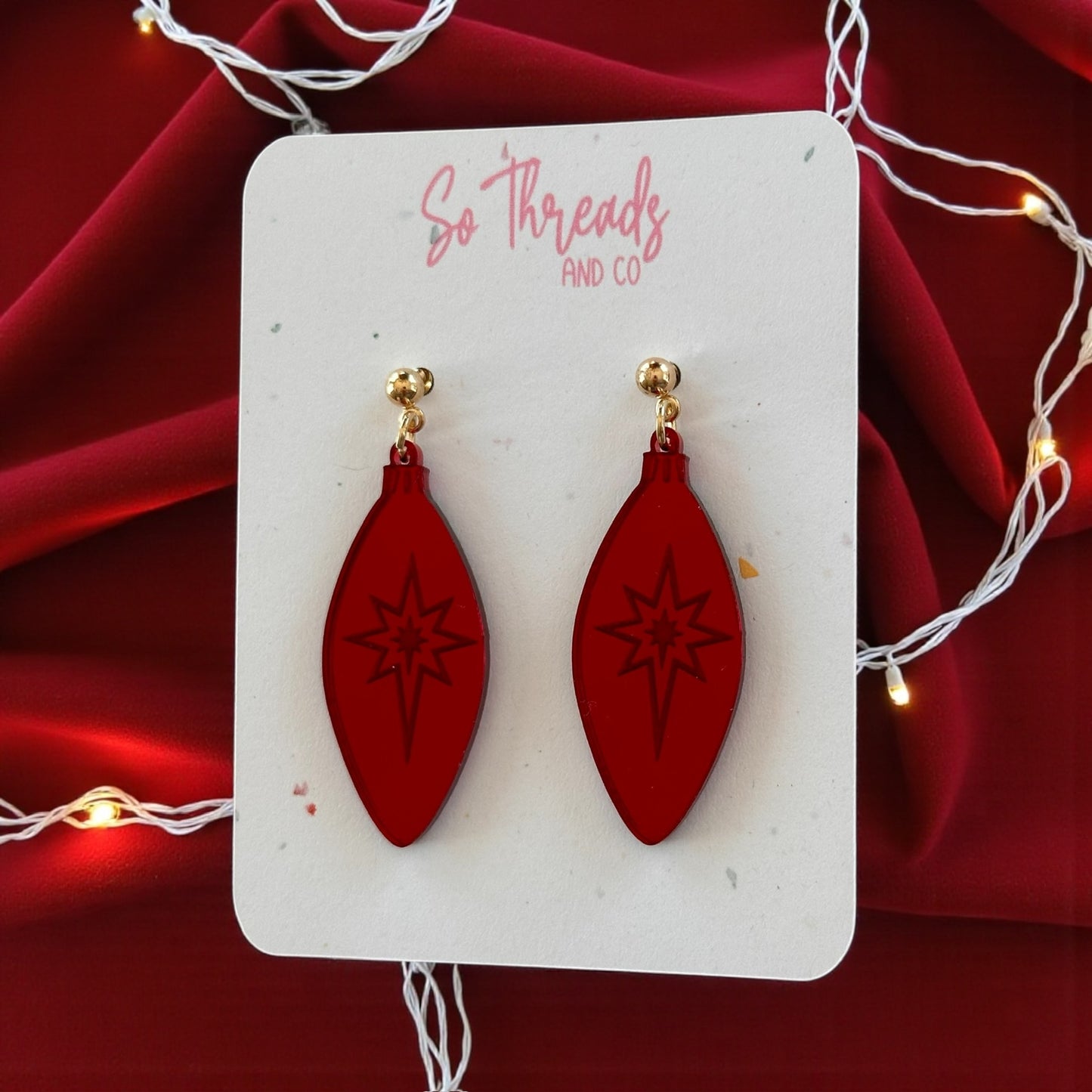 Christmas Ornament Earrings