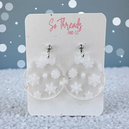 Snow Globe Earrings