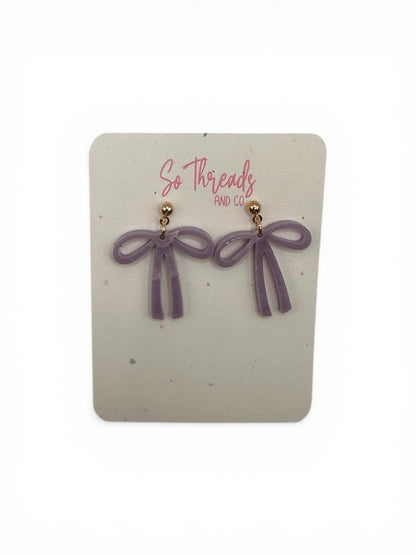 Bow Dangle Earrings