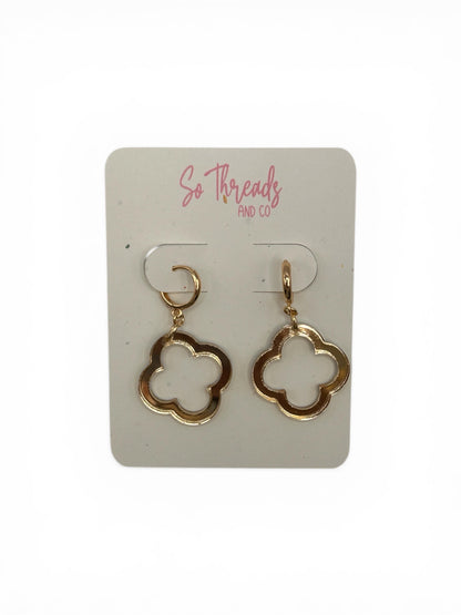 Quatrefoil Earrings