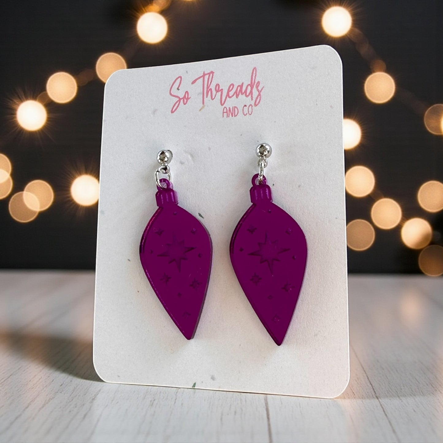 Christmas Ornament Earrings