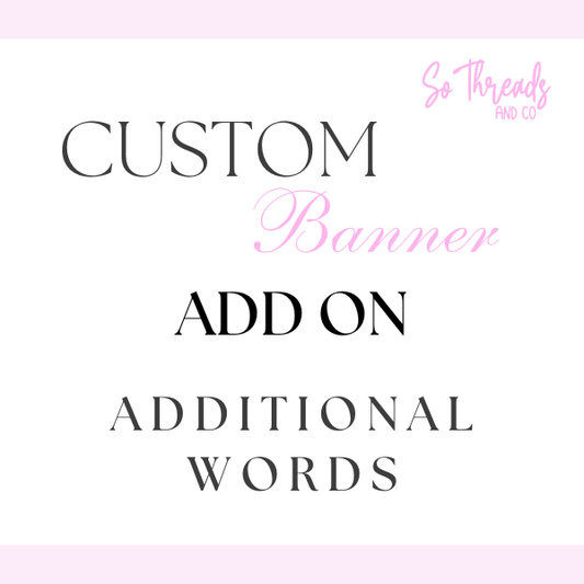 Add additional words