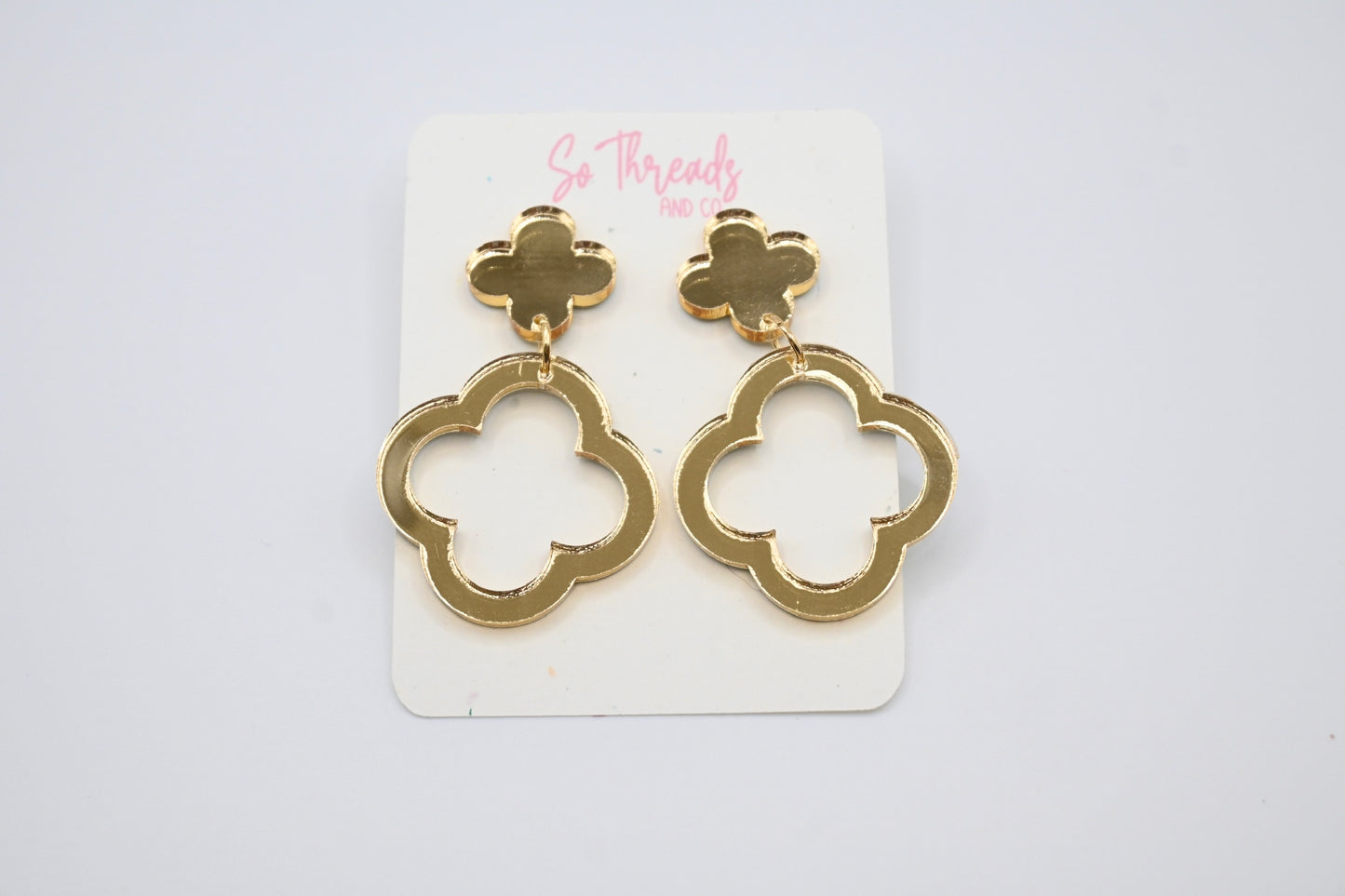 Quatrefoil Earrings