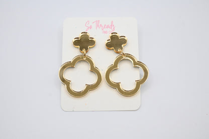 Quatrefoil Earrings