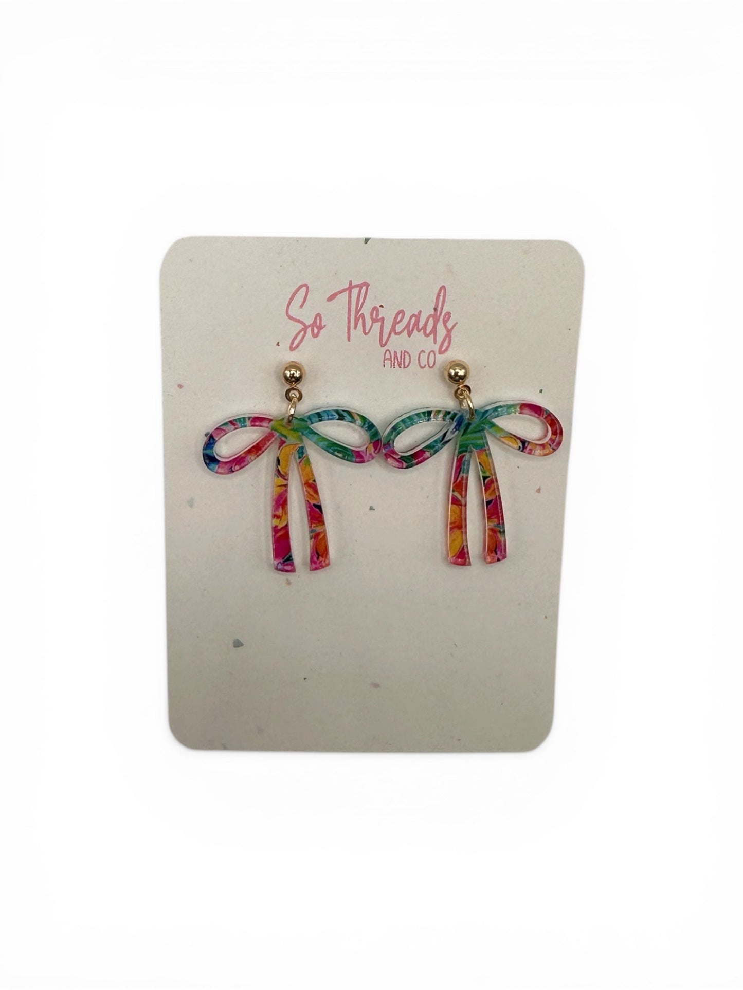Bow Dangle Earrings