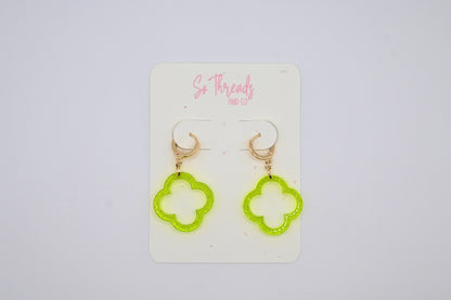 Quatrefoil Earrings