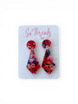 Scarlet Garden Diamond Statement Earrings