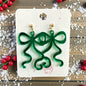 Christmas Bow Earrings