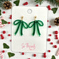 Christmas Bow Earrings