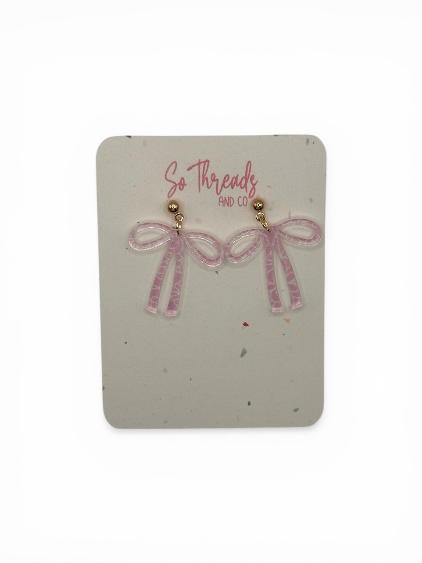 Bow Dangle Earrings