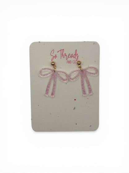 Bow Dangle Earrings
