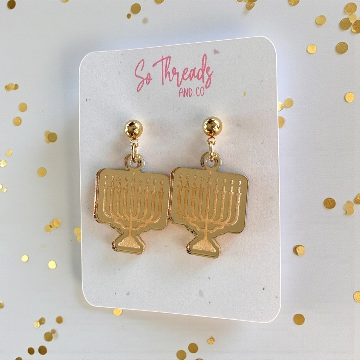Hanukkah Earrings