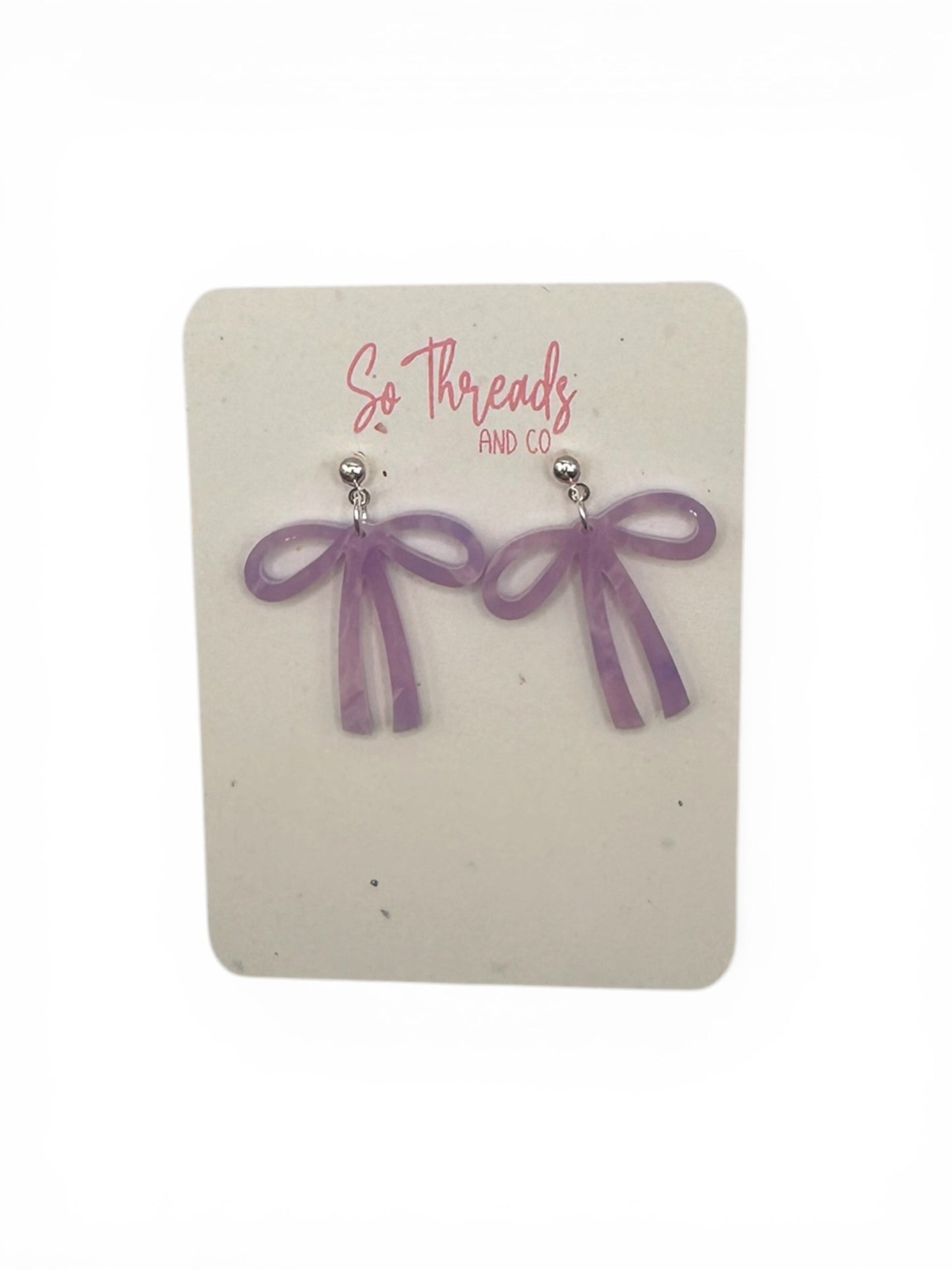 Bow Dangle Earrings