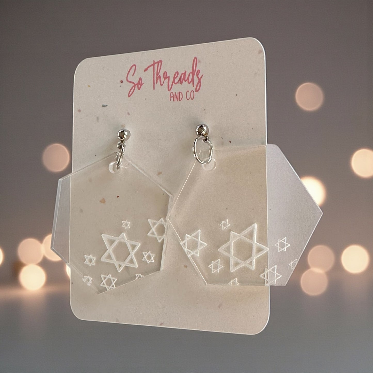 Hanukkah Earrings