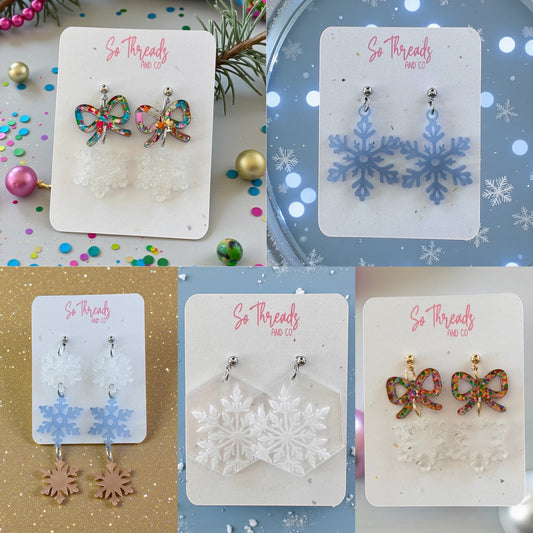 Snowflake Earrings