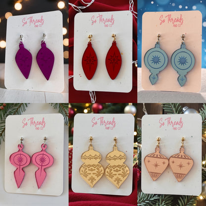 Christmas Ornament Earrings