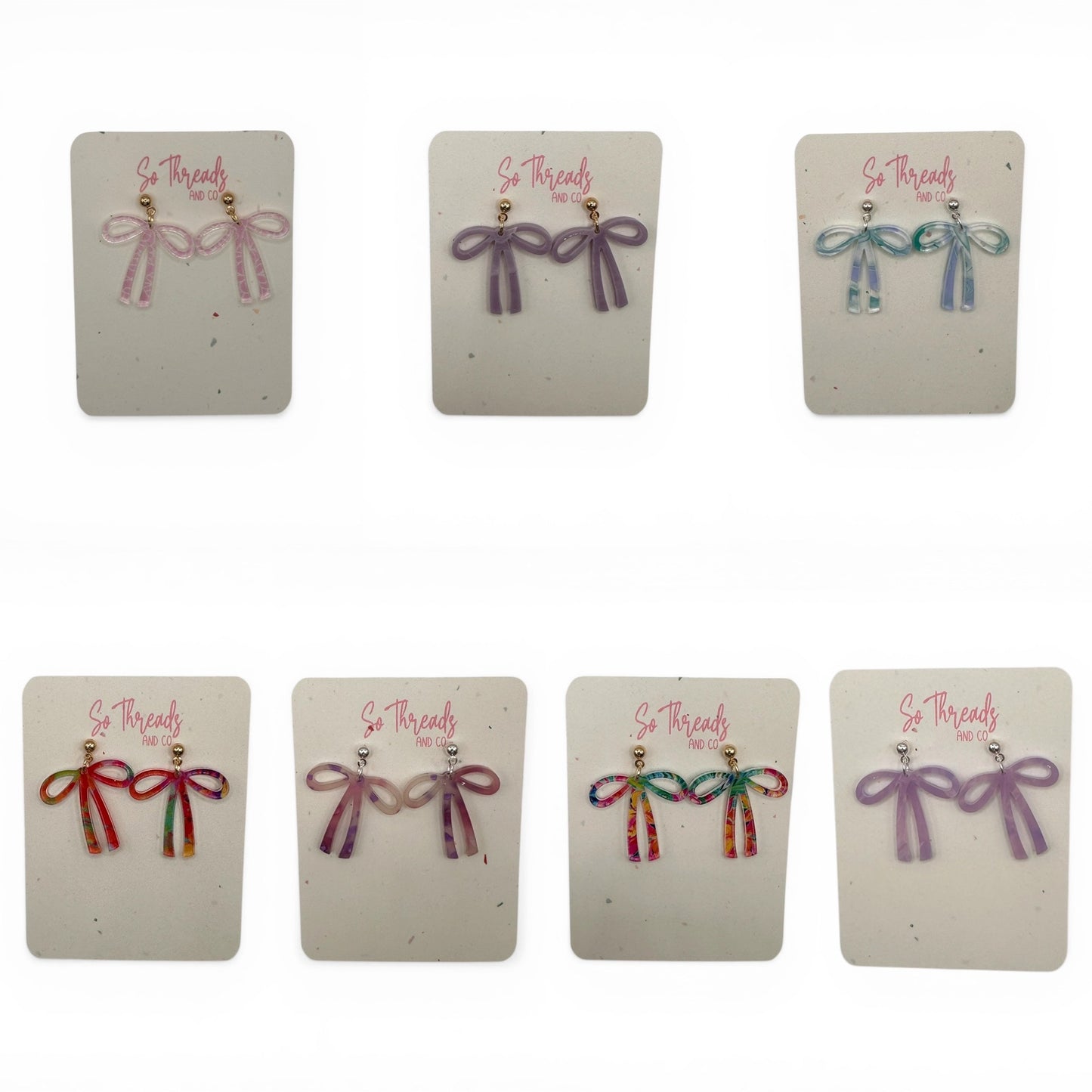 Bow Dangle Earrings