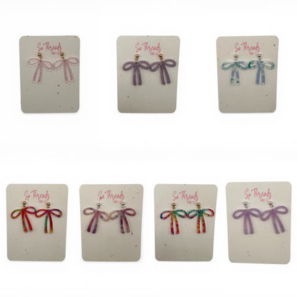 Bow Dangle Earrings