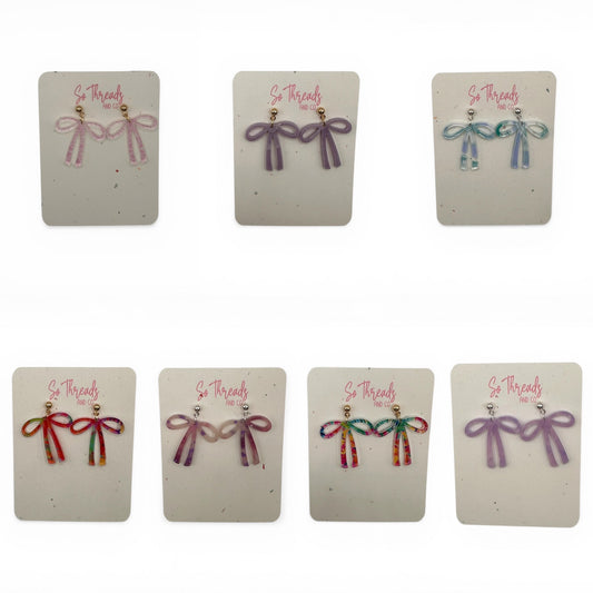 Bow Dangle Earrings
