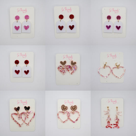 Valentine's Dangle Earrings
