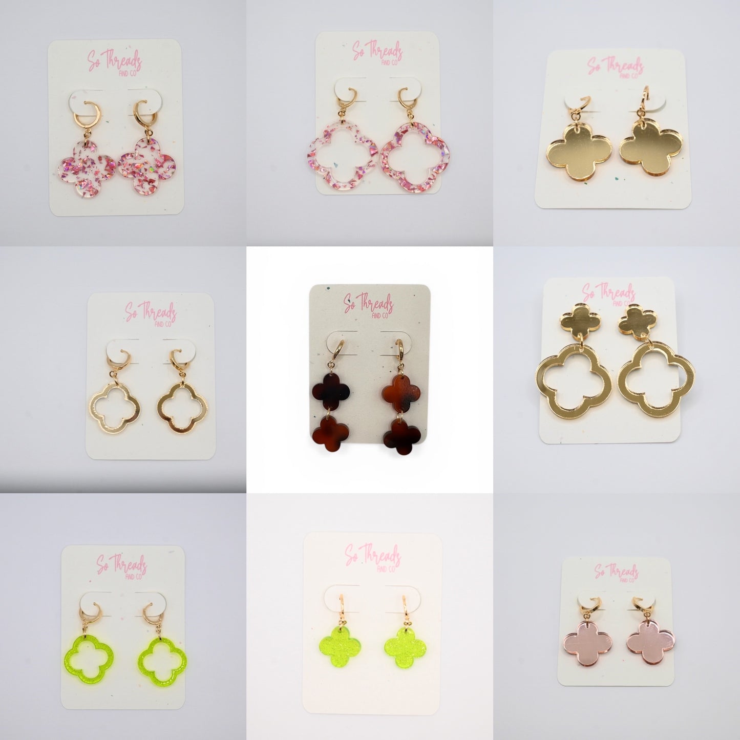 Quatrefoil Earrings
