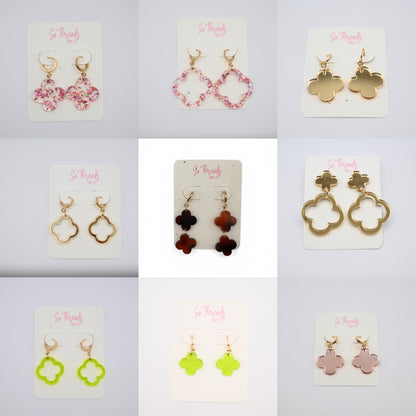 Quatrefoil Earrings